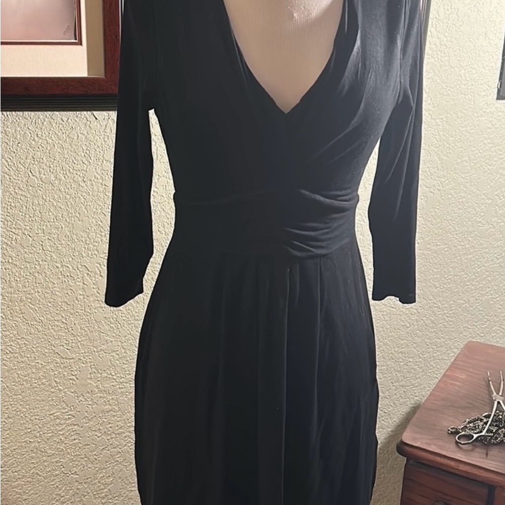 Boden Empire Black Dress